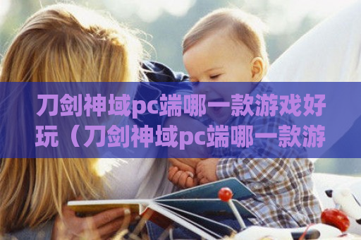 刀剑神域pc端哪一款游戏好玩（刀剑神域pc端哪一款游戏好玩点）